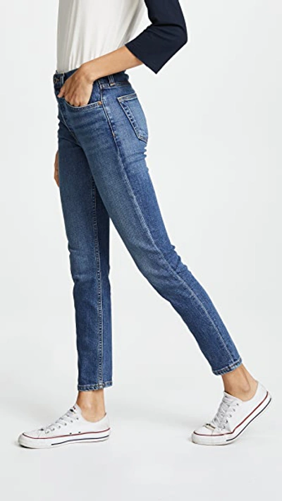 Shop Re/done High Rise Comfort Stretch Ankle Crop Jeans Mid '70s