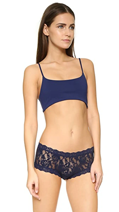 Shop Top Secret Prop Top Bralette In Navy