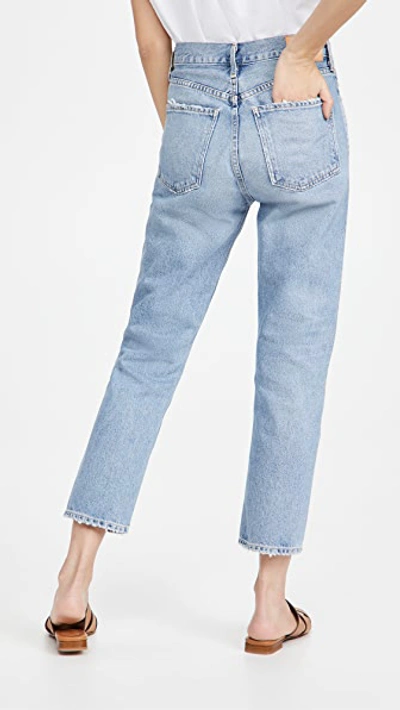 Shop Citizens Of Humanity Charlotte Crop High Rise Straight Jeans Hot Spring