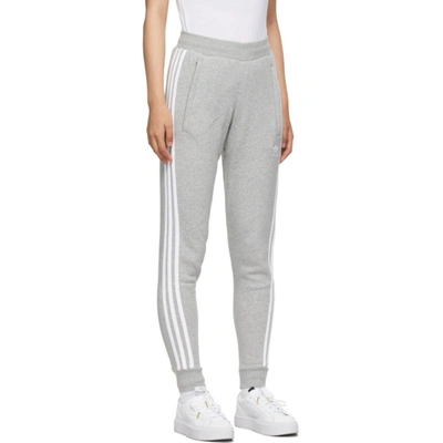 Adidas Originals Grey Adicolor Classics 3-stripes Lounge Pants In Medium  Grey Heather | ModeSens