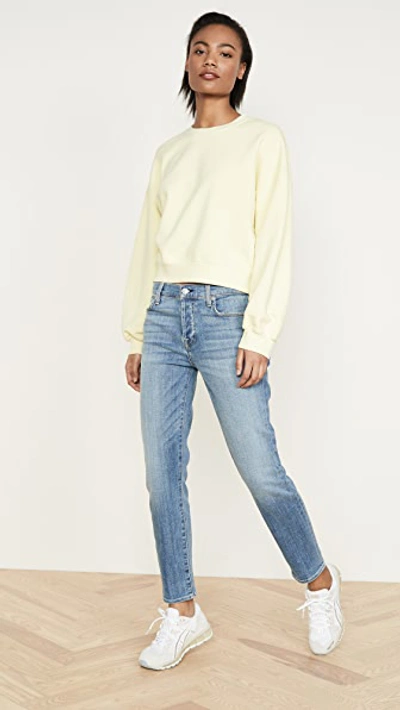 7 For All Mankind Josefina Cropped Boyfriend Jeans In Formosa