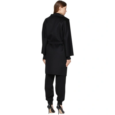 Shop Max Mara Black Lilia Coat In 004 Black
