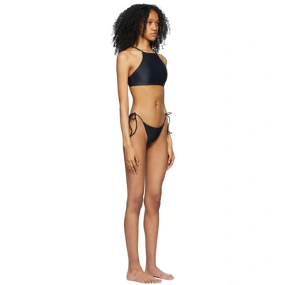 Shop Jade Swim Black Nova & Ties Bikini