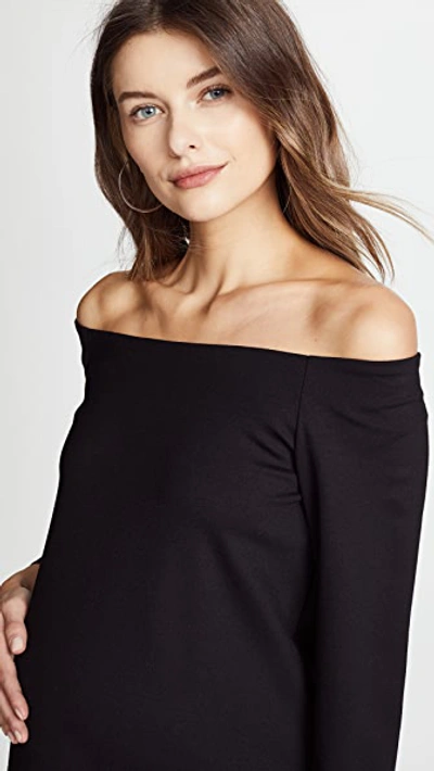 Shop Hatch The Date Night Top Black