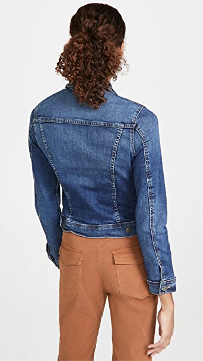 Ag Robyn Dark Wash Denim Jacket In Alliance
