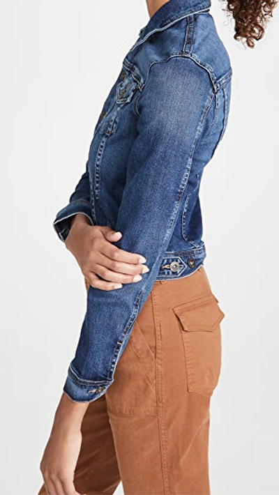 Ag Robyn Dark Wash Denim Jacket In Alliance