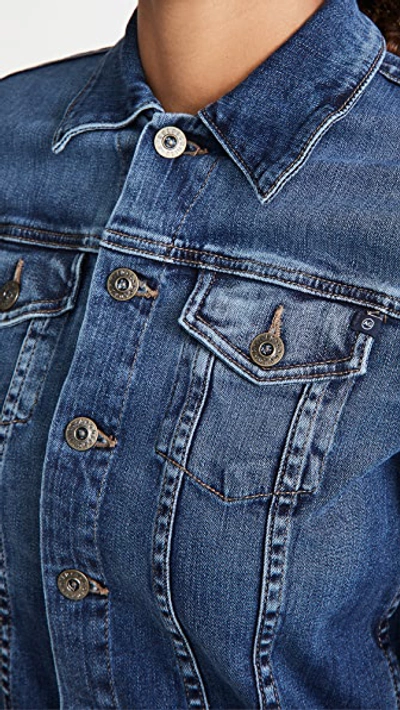 Ag Robyn Dark Wash Denim Jacket In Alliance