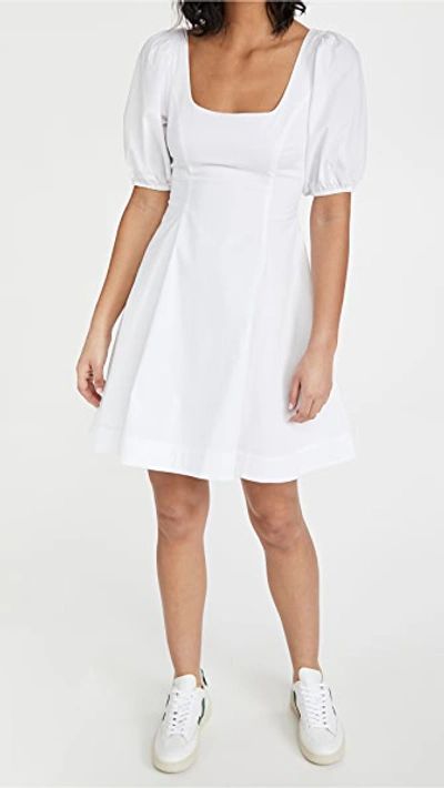 Shop Staud Laelia Dress In White