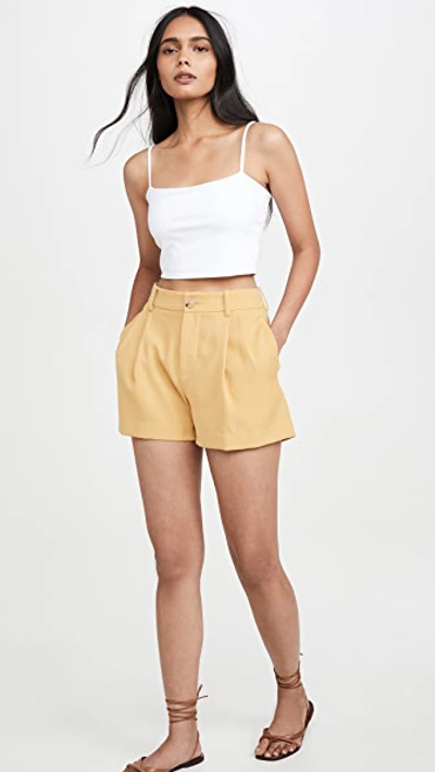 Shop Susana Monaco Crop String Top Sugar