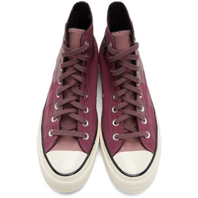 Shop Converse Purple Plant Color Chuck 70 Sneakers In Rose Taupe/egret/bla