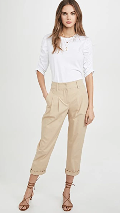 Veronica Beard Jean Waldorf Tee In White