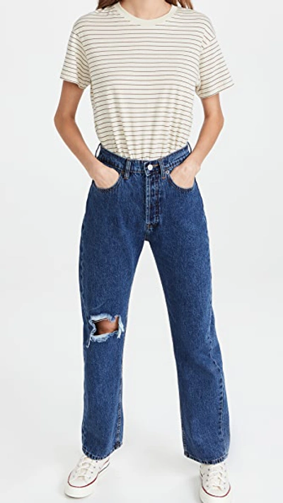 Shop Still Here Worn In Classic Blue Childhood Jeans Classic Blue