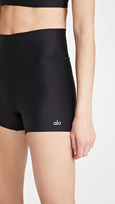 Shop Alo Yoga High Waist Airlift Shorts Black