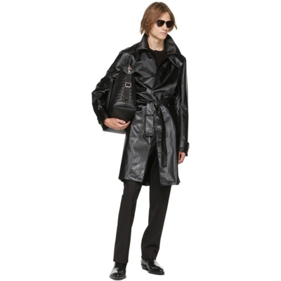 Bottega Veneta Black Chisel Chelsea Boots In 1000 Black
