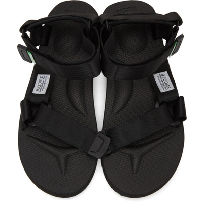 Shop Suicoke Black Depa-cab Sandals