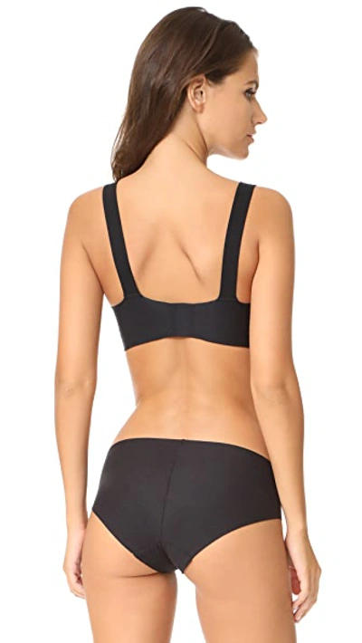Spanx Smooth Bra-llelujah! Unlined Bralette Very Black In Very Black