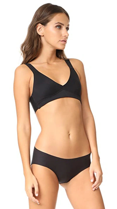 Spanx Smooth Bra-llelujah! Unlined Bralette Very Black In Very Black