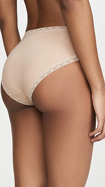 Shop Natori Bliss Cotton French Cut Bikini Briefs Cafe