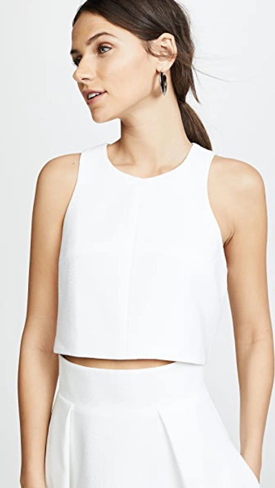 Black Halo Sanibel Crop Top & High Waist Shorts Set In Sugar