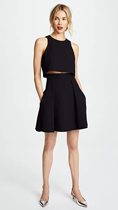 Shop Black Halo Sanibel 2 Mini Dress Black