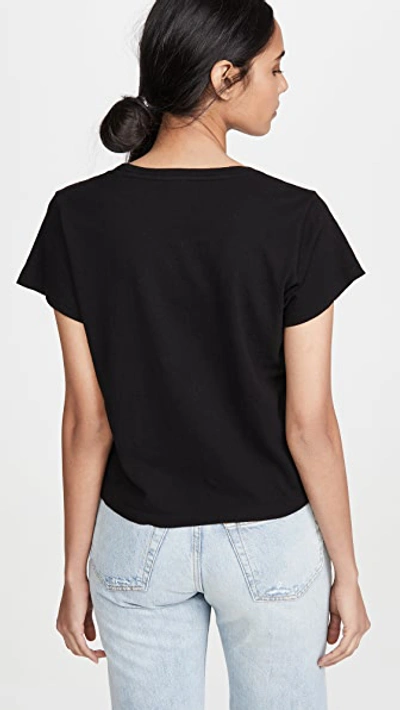 Shop Re/done Classic Tee In Black