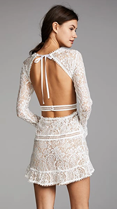 Shop For Love & Lemons Emerie Cutout Dress White