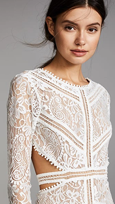 Shop For Love & Lemons Emerie Cutout Dress White