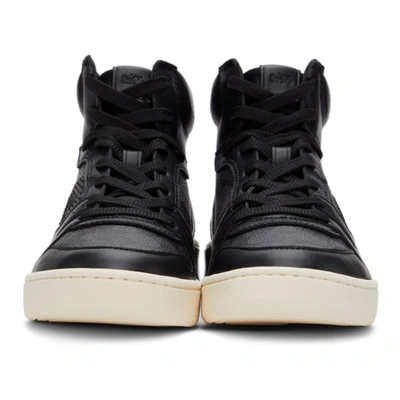 Shop Coach Black Citysole High-top Sneakers In Charcblksig