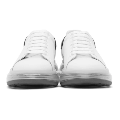 ALEXANDER MCQUEEN 白色 CLEAR SOLE 阔型运动鞋
