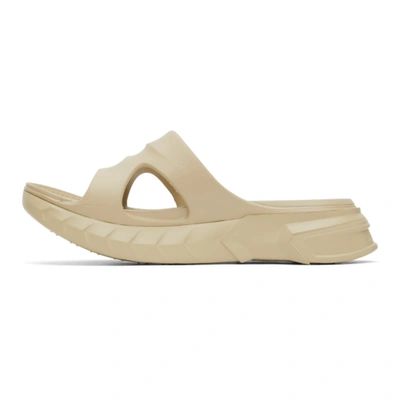 Shop Givenchy Beige Marshmallow Sandals In 285-sand