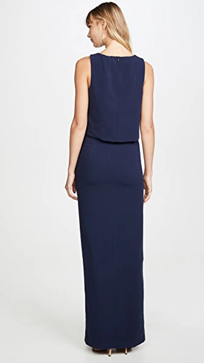 Black Halo Kacie 2 Piece Maxi Dress In Pacific Blue