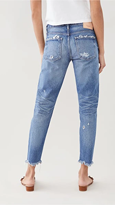 Moussy Vintage Mv Keller Tapered Blu In Blu