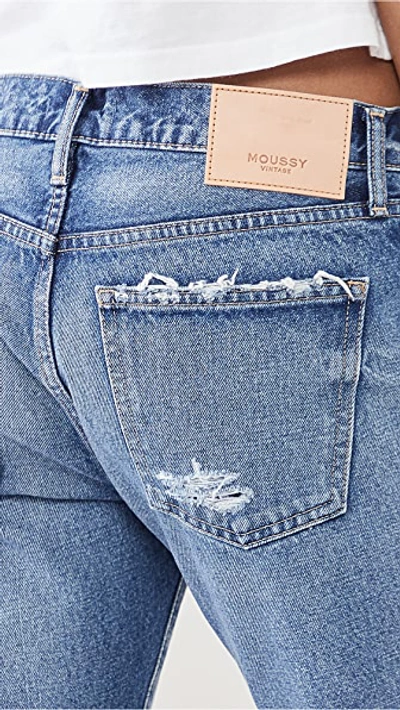 Moussy Vintage Mv Keller Tapered Blu In Blu