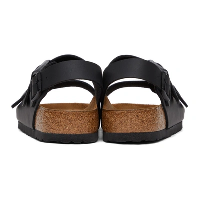 Shop Birkenstock Black Birko-flor Milano Sandals