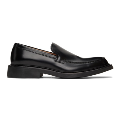 Shop Bottega Veneta Black Level Loafers In 1000 Black