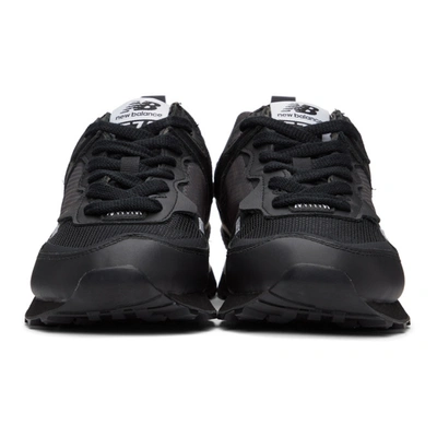 Shop Comme Des Garçons Homme Deux Black New Balance Edition 574 Sneakers In 1 Black