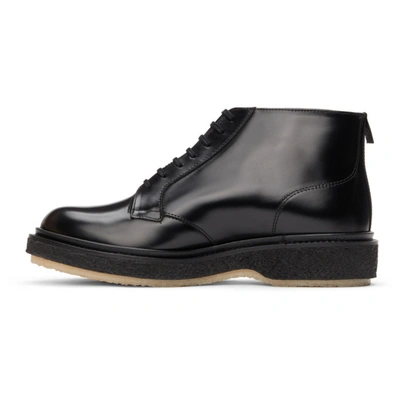 Shop Adieu Black Type 77 Boots In Blk/blkcrep