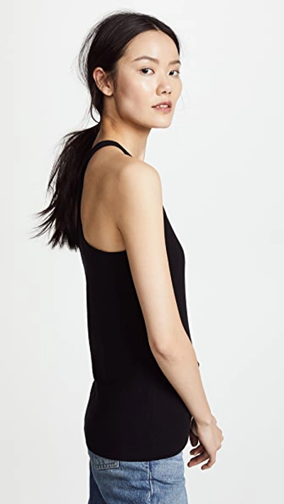 Shop A.l.c Nello Racerback Top In Black