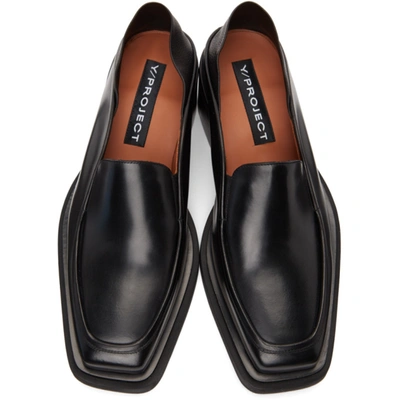 Shop Y/project Black Wide Platform Loafer