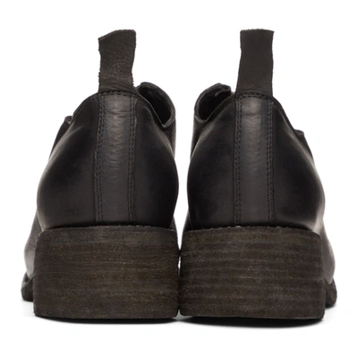 Shop Guidi Black Front-zip Loafers In Blkt