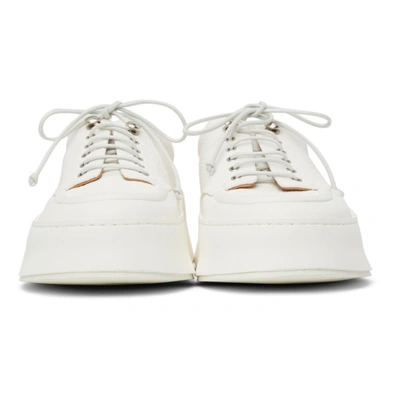 Shop Marsèll White Cassapana Sneakers In Optical White