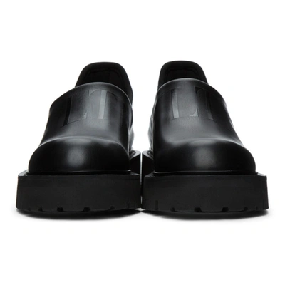 VALENTINO 黑色 VALENTINO GARAVANI 系列 VLTN 乐福鞋