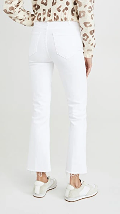 Mother The Weekender Fray Jeans In White In Fairest Of Them All
