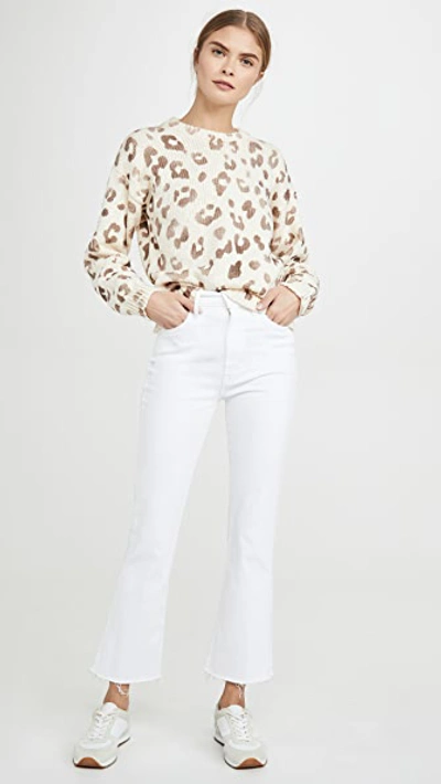 Mother The Weekender Fray Jeans In White In Fairest Of Them All