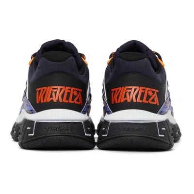 Shop Versace Multicolor Trigreca Sneakers In 6x310 Multi
