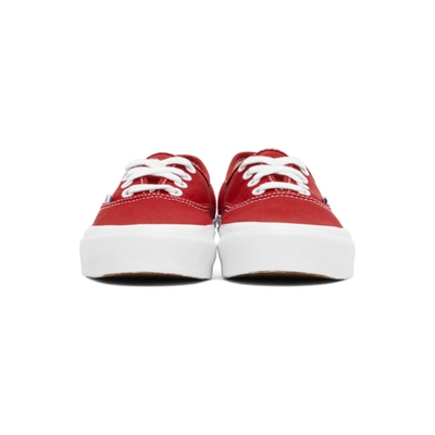 Shop Vans Red Og Authentic Lx Sneakers In Chilli