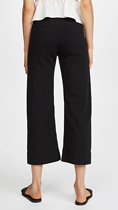 Apiece Apart Vale Carrot Pant In Black