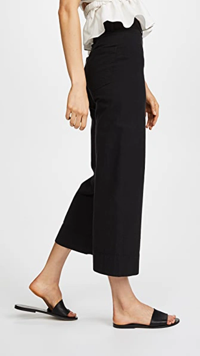 Apiece Apart Vale Carrot Pant In Black