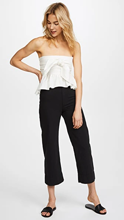 Apiece Apart Vale Carrot Pant In Black