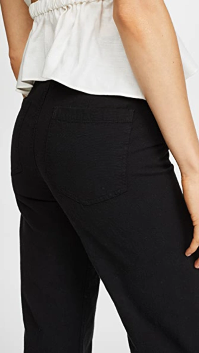 Apiece Apart Vale Carrot Pant In Black